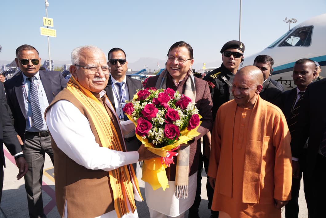 उत्तराखंड  आगमन पर स्वागत